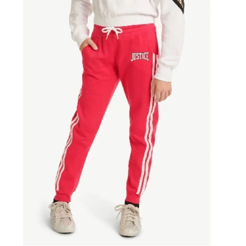 Justice Girls Long Sleeve Graphic Shirt & Joggers 2-Piece Set Size XL Plus 16-18